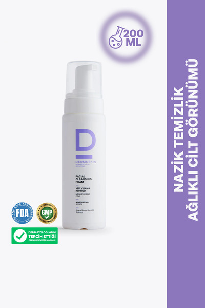 Dermoskin Yüz Yıkama Köpüğü 200ml - Her Cilt Tipine Uygun