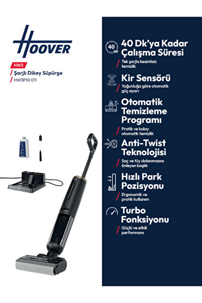 Hoover HW3P10 011 Islak ve Kuru Şarjlı Dikey Süpürg