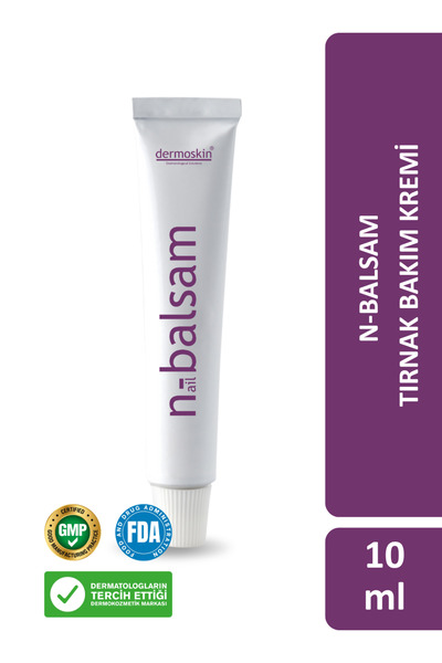 Dermoskin N-Balsam Tırnak Bakım Kremi | Keratin | Kolajen | Güçlendirici ve B...