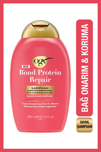 OGX Bond Protein Repair Bağ Onarıcı Sülfatsız Şampuan 385 ml