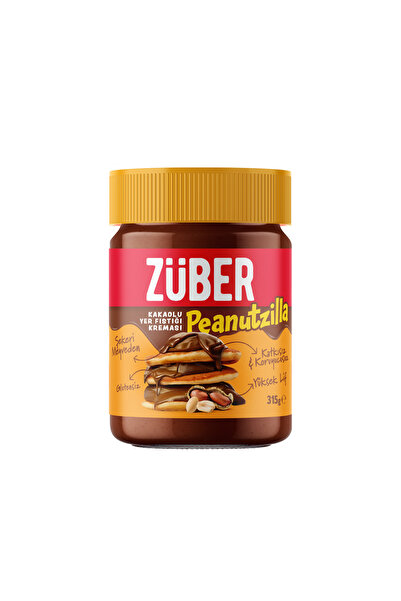Züber Peanutzilla Kakaolu Yer Fıstığı Kreması 315g