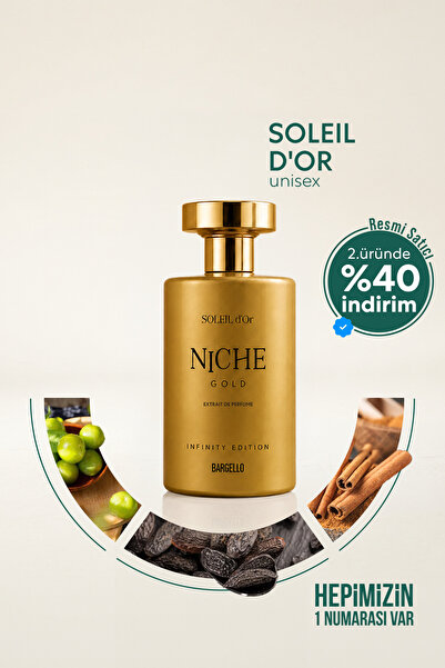 Bargello NICHE INFINITY SOLEIL D'OR UNISEX 100 ml EXTRAIT DE PERFUME