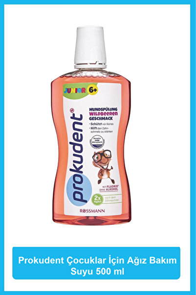 prokudent Çocuklar Için Ağız Bakım Suyu 6 Yaş Üstü, Orman Meyve Aromalı 500 ml