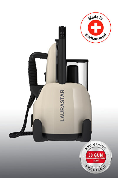 LAURASTAR Lift Plus Buhar Kazanlı Ütü - Bej (%100 Kuru Buhar Teknolojisi, %50...