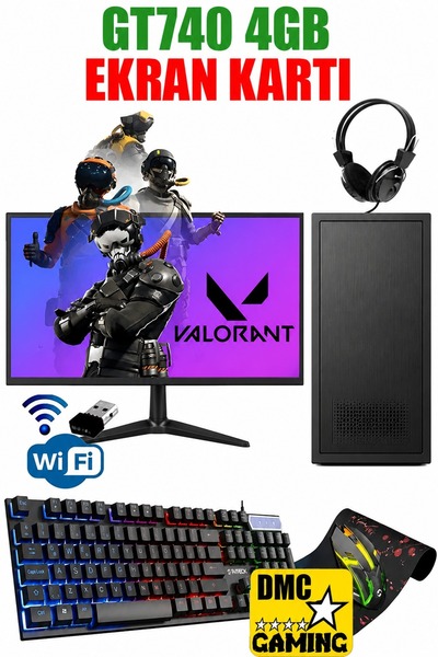 Dmc N168x (GTA 5) İ5 3470,16GB RAM,256GB SSD,4GB Gt740 128bit,20''Monitör,oyu...