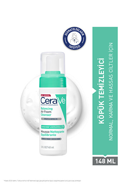 CeraVe Airfoam Normal, Karma Ve Hassas Ciltler Için Köpük Temizleyici 148ml