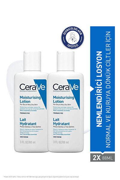 CeraVe Hyalüronik Asit&Seramid İçerikli Normal ve Kuru Ciltler İçin Nemlendir...