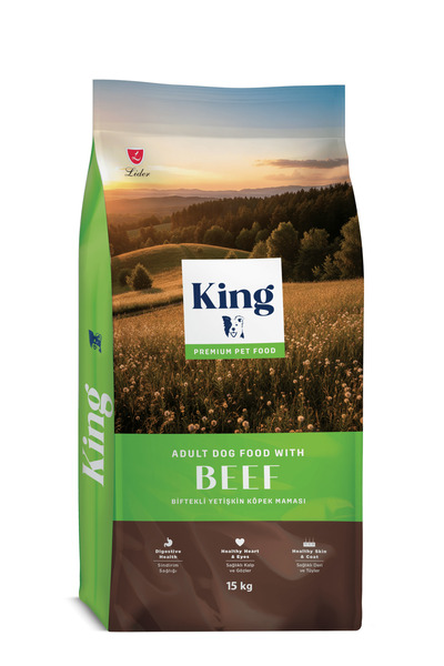 King Biftekli Yetişkin Köpek Maması 15 Kg