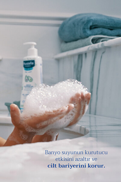Mustela Organik Avokado İçeren Yenidoğan Bebek Göz Yakmayan Şampuanı Saç Vücut 500ml