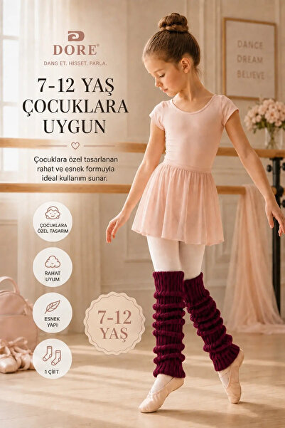 Dore Original 7-12 Years Old Girls' Leggings Socks - Premium Acrylic Knit Spe...
