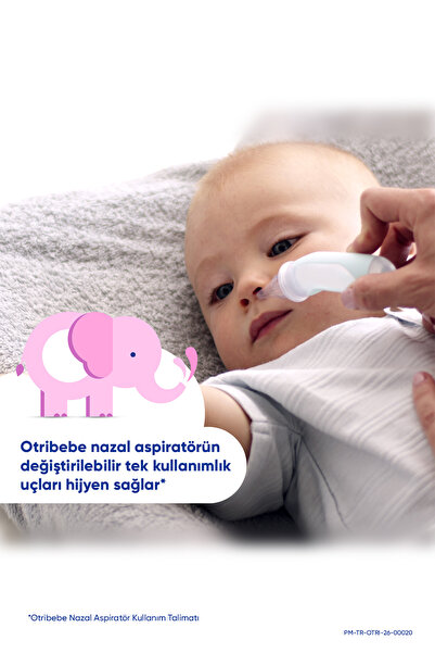 Otribebe Bebekler için Yumuşak Uçlu Burun Aspiratörü