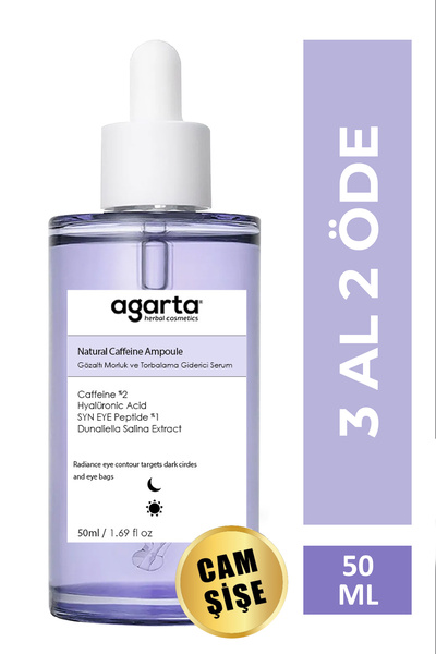 Agarta Natural Ampoule Gözaltı Morluk Ve Torbalama Giderici Serum 50 ML