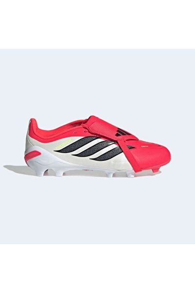 adidas Ghete de fotbal roșii pentru copii Predator League FT FG J Jr7925