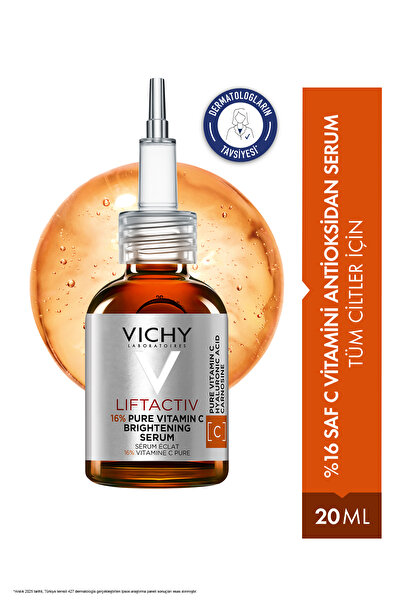 Vichy Liftactiv Supreme Tüm Cilt Tipleri İçin %16 Saf C Vitamini İçeren Aydın...