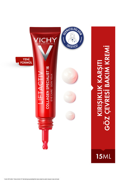 Vichy Liftactiv Collagen Specialist 16 Kırışıklık Karşıtı Göz Çevresi Bakım K...