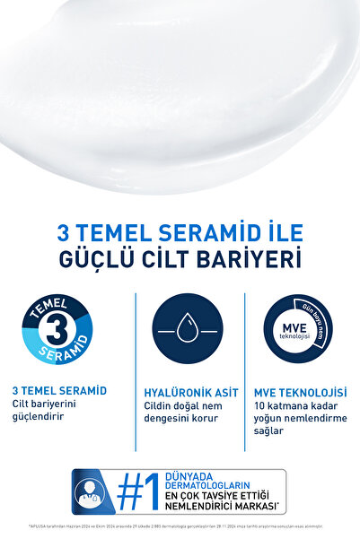 CeraVe Kuru Ciltler İçin Cilt Bakım Seti: Nemlendiren Temizleyici 236ML & Nemlendirici Krem 340GR