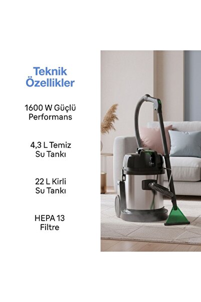 Fakir Deluxe Line 9800 S Halı Yıkama Makinesi
