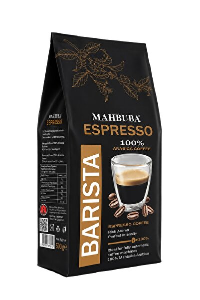 Mahbuba %100 Arabica Barista Espresso Çekirdek Kahve 500gr