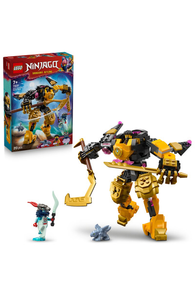 LEGO ®   NINJAGO Arins Spinjitzu-Kampfroboter 71839 – Spielzeug-Bauset mit Zu...