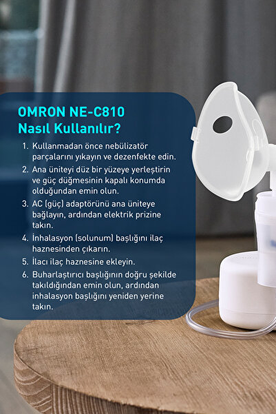Omron NE-C810-E Nebülizatör Cihazı