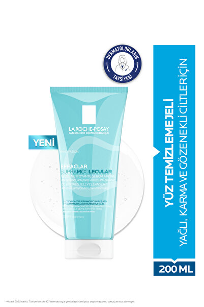 La Roche Posay Effaclar Supramolecular Anti-Pore Facial Cleansing Gel for Com...
