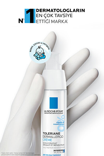 La Roche Posay Toleriane Dermallergo Creme Hassas ve Kuru Ciltler İçin Nemlendirici Bakım Kremi 40 ml