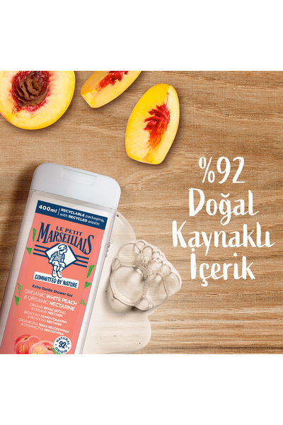 Le Petit Marseillais Şeftali Ve Nektarin Duş Jeli 400Ml