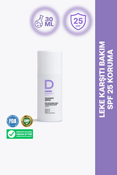 Dermoskin Celeritt SPF 25 Krem | Güneş Koruyucu Yüz Kremi | Cilt Leke Kremi |...