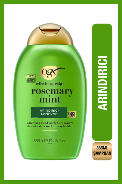 OGX Biberiye & Nane Arındırıcı Sülfatsız Şampuan 385 ml