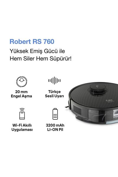 Fakir Robert RS 760 Robot Süpürge