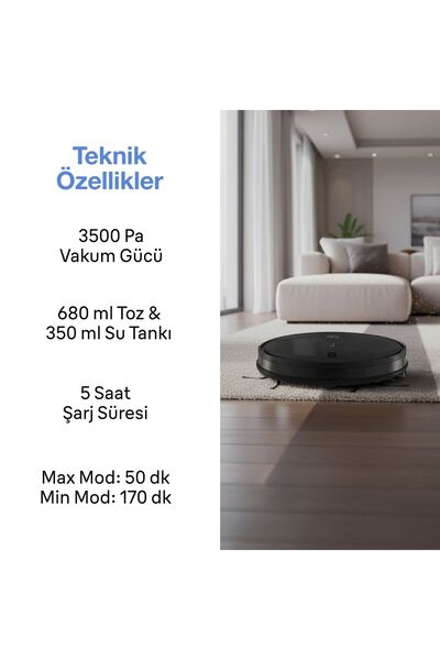 Fakir Robert RS 730 Robot Süpürge