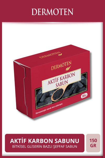 Dermoten Aktif Karbon Sabun 150 Gr