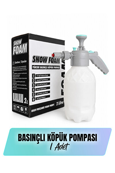 AutoFresh Basınçlı Köpük Pompası 2 Litre Manuel Oto Yıkama Köpük Püskürtücü F...