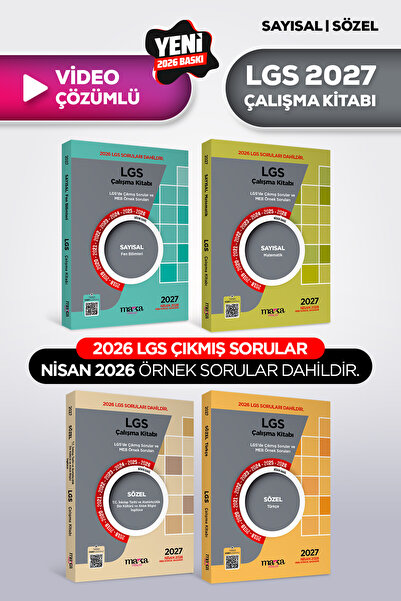 Marka Yayınları 2027 TEMMUZ Güncel 8. Sınıf LGS Çıkmış Sorular ve MEB Örnek S...