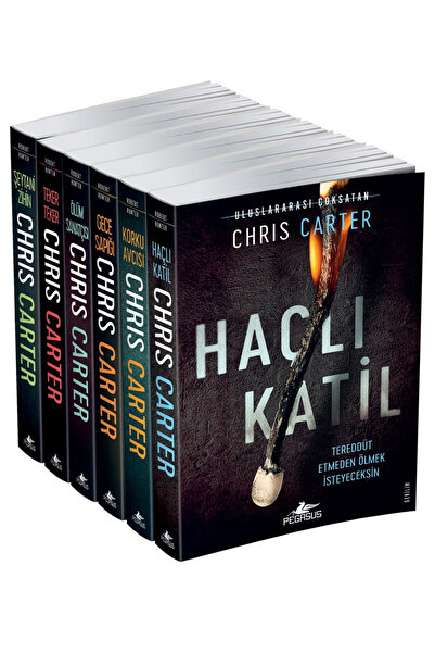 Pegasus Yayınları Robert Hunter Serisi Seti (6 Kitap) – Chris Carter | Polisi...