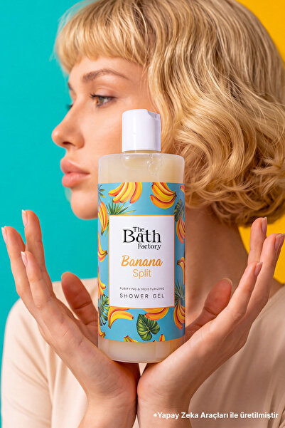 THE BATH FACTORY Nemlendirici Ve Besleyici Banana Split Duş Jeli 400 ml