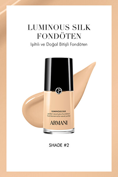Giorgio Armani Luminous Silk Işıltılı ve Doğal Bitişli Fondöten 2 3614274277593