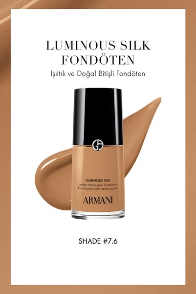 Giorgio Armani Luminous Silk Işıltılı ve Doğal Bitişli Fondöten 7.6 361427416...