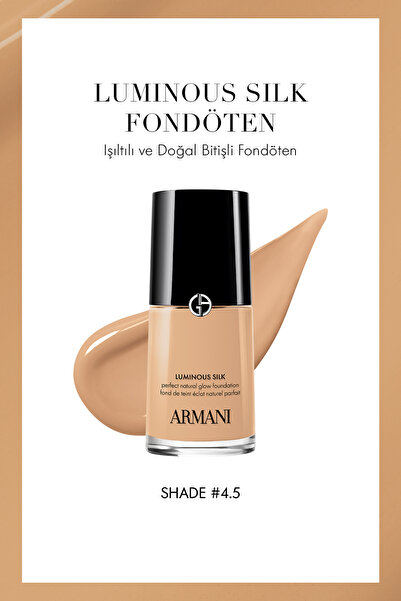 Giorgio Armani Luminous Silk Işıltılı ve Doğal Bitişli Fondöten 4.5 361427427...