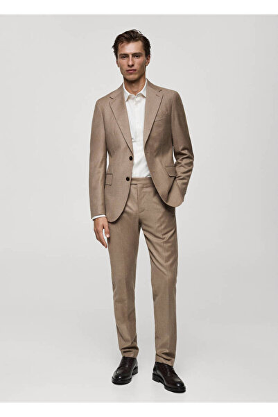 MANGO Köstebek Grisi Erkek Pantolon 77017925
