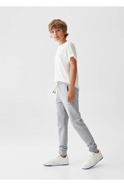 MANGO Kids Metal Grisi Erkek Pantolon 57084006