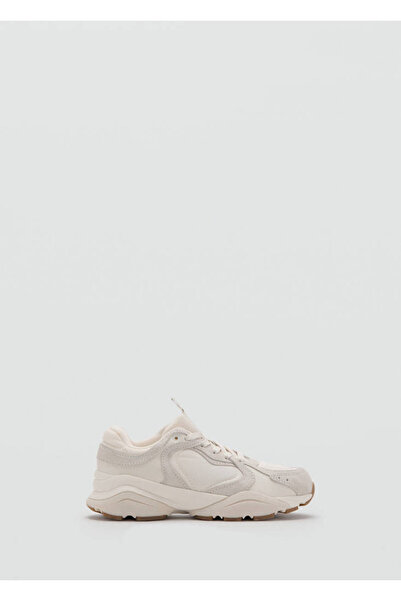 MANGO Kadın Natürel Sneaker 77085663