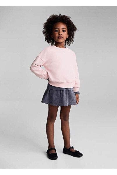 MANGO Pembe Kız Bebek Sweatshirt 77064772