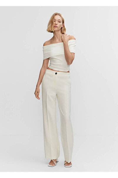 MANGO Natürel Kadın Pantolon 47010150