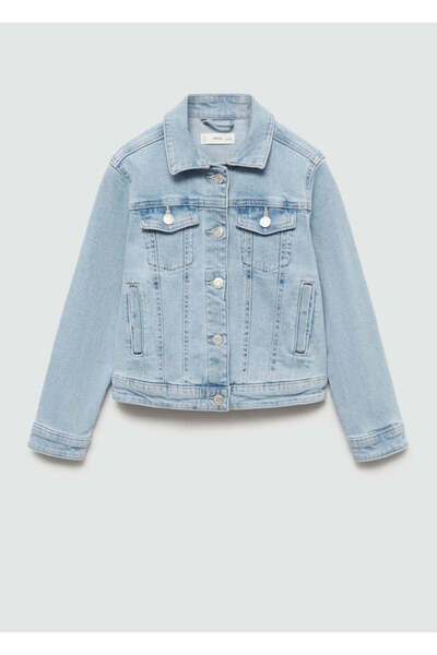 MANGO Açik Denim  Kız Çocuk Ceket 77161010