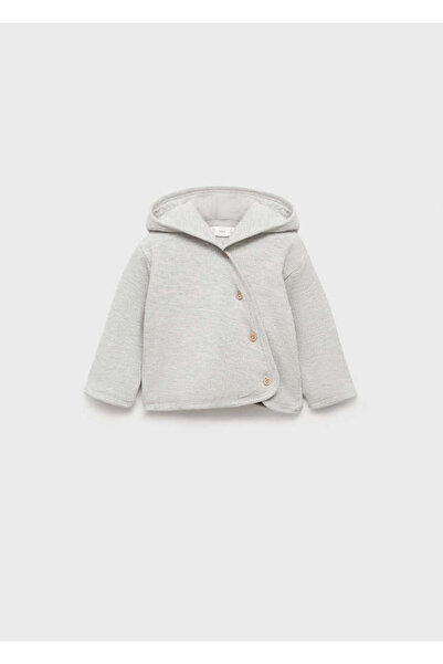 MANGO Metal Grisi Unisex Bebek  Sweatshirt 77077128