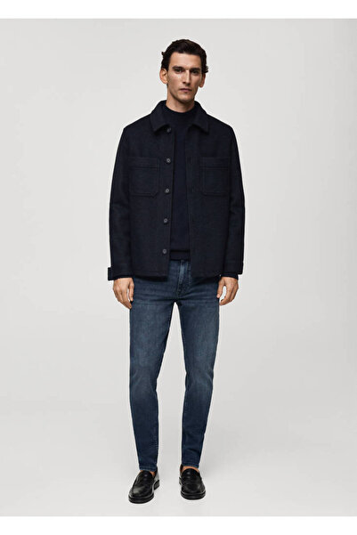 MANGO BlueBlack Erkek Jeans 77030620