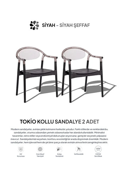 Daim Plastik TOKIO LÜX CAFE & RESTAURANT SANDALYESİ 2 Lİ SET