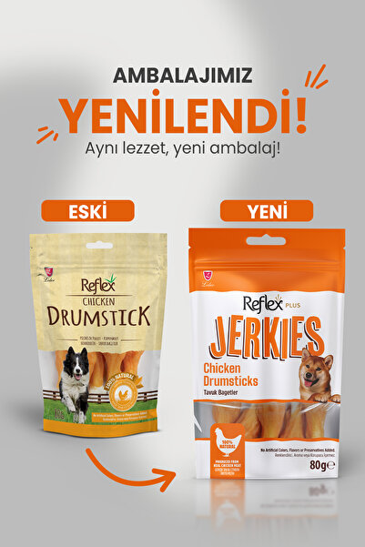 Reflex Drumstick Tavuklu Baget Köpek Ödül Maması 80 Gr