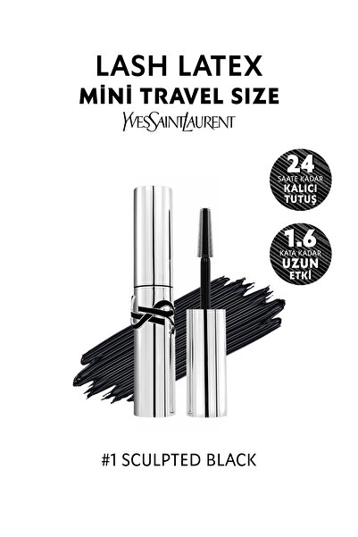 Yves Saint Laurent Lash Latex Travel Size Uzun & Kalkık Görünüm Kazandıran Ma...